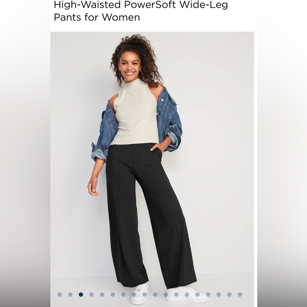 Old Navy High-Waisted PowerSoft Wide-Leg Pants for Women